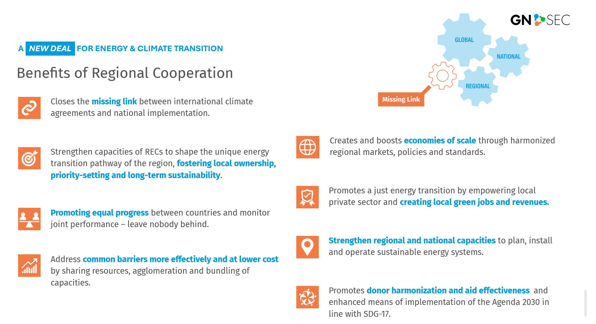 Benefits of regional cooperation