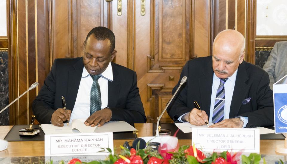 Image of OFID signs grant agreement to boost sustainable Energy Development in the ECOWAS region 