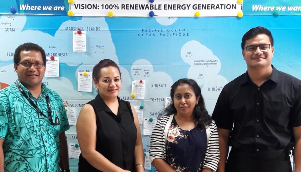 Image of Senior SPC Staff Visit PCREEE Office in Tonga