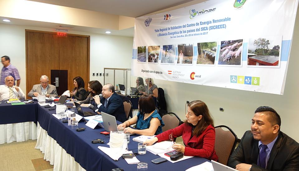 Image of Central American sustainable energy experts endorse plans for the new Centre for Renewable Energy and Energy Efficiency of the SICA countries (SICREEE)