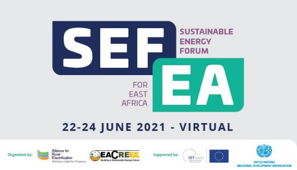 Image of Sustainable Energy Forum for East Africa (SEFEA) from 22 to 24 June 2021