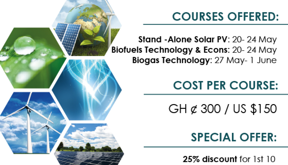 Image of TEC KNUST short courses in Renewable Energy