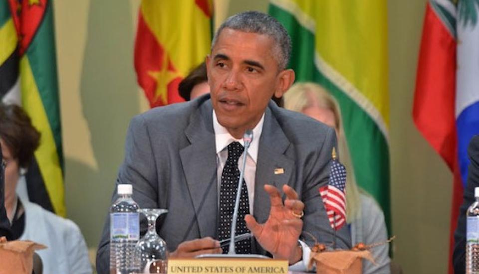 Image of US President Barack Obama Urges Caribbean on Green Energy