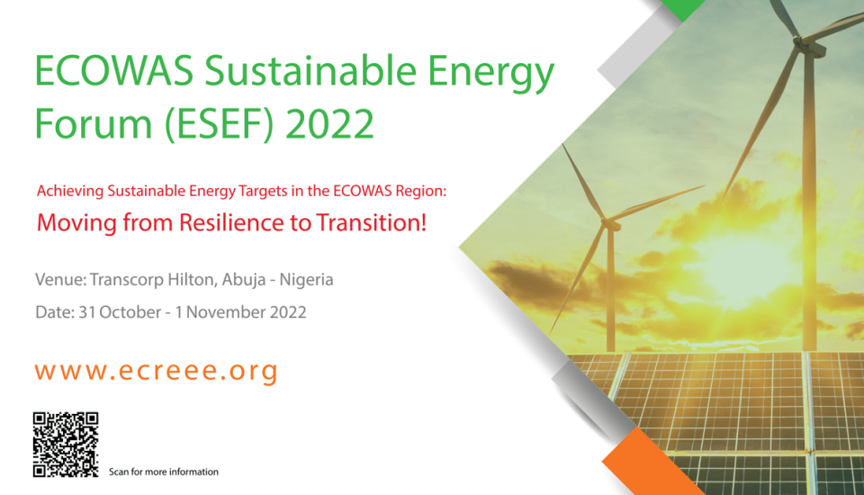 Image of ESEF 2022 will be held in Abuja from 31 October to 1 November!