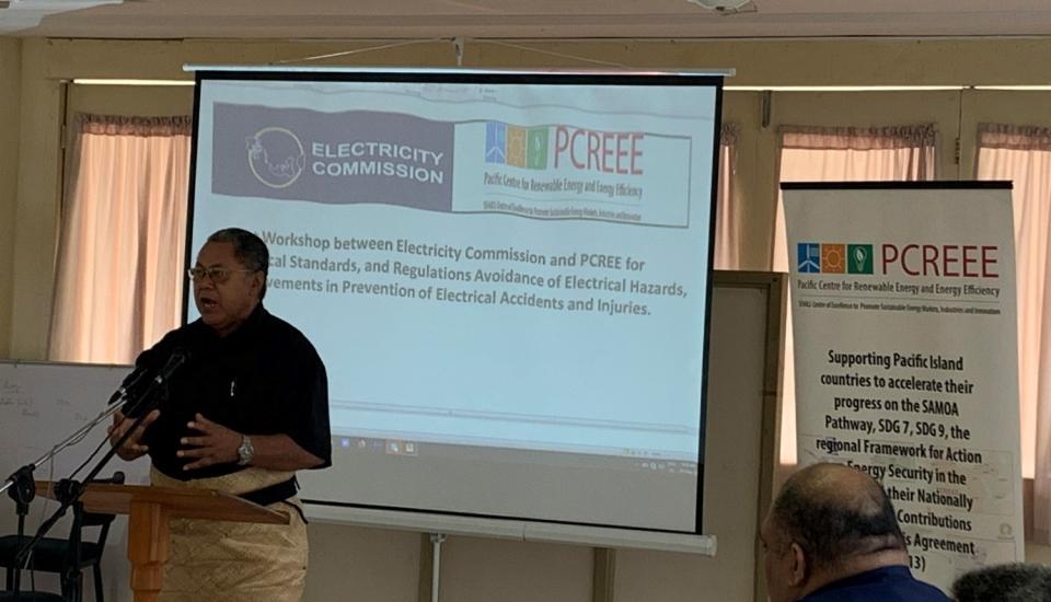 Image of TONGA ELECTRICITY COMMISSION AND THE PACIFIC CENTRE FOR RENEWABLE ENERGY AND ENERGY EFFICIENCY RESPOND TO CYCLONE HAROLD AND COVID 19