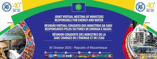Image of SADC Joint Meeting of Ministers responsible for Energy and Water hosted by the Republic of Mozambique through video conference