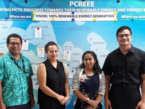 Image of Senior SPC Staff Visit PCREEE Office in Tonga
