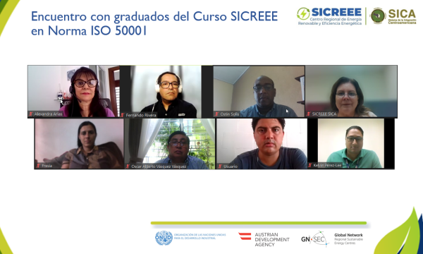 Image of SICREEE realiza encuentro con graduados del Curso en Norma ISO 50001