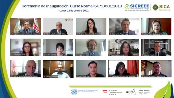 Image of SICREEE y ONUDI capacitarán a profesionales de la región en Norma ISO 50001:2019