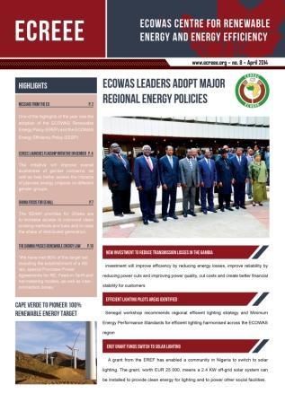 Image of THE ECREEE 8th NEWSLETTER RELEASED