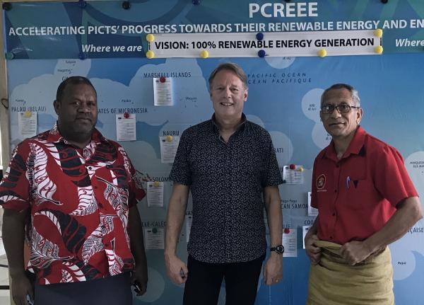 Image of VISITING PROFESSOR FROM CANADA ON RENEWABLE ENERGY IN TONGA