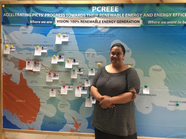 Image of Female Student Concluded Her Summer Internship Programme at the PCREEE