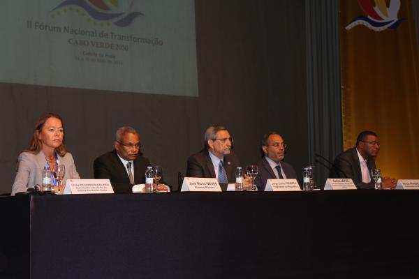 Image of THE SECOND NATIONAL FORUM ON TRANSFORMATION OF THE ECONOMY OF CABO VERDE BY 2030 AND THE CHALLENGES AHEAD