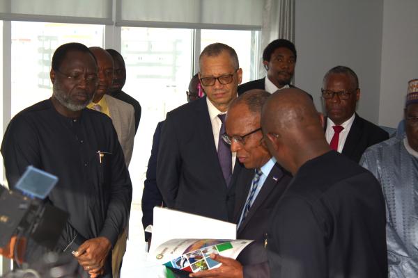 Image of Prime minister of Cabo Verde and President of the ECOWAS Commission in new ECREEE premises
