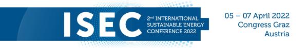 Image of Call for papers for the 2022 ISEC focusing on “Renewable Heating and Cooling in Integrated Urban and Industrial Energy Systems”, Deadline 07 November 2021