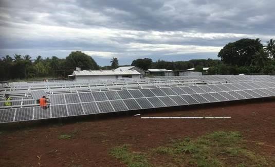 Image of New Zealand company completes solar project in Cook Islands