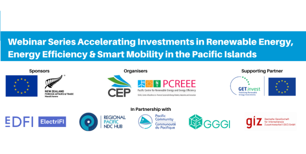 Image of Pacific Islands empowered with successful webinars on Accelerating Investments in Renewable Energy, Energy Efficiency and Smart Mobility 