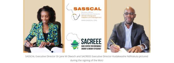Image of SASSCAL and SACREEE Sign an MoU to Kickstart the Green Hydrogen Atlas Project Funded by BMBF