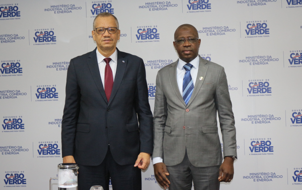 Image of Executive Director of ECREEE meets the Minister for Trade Industry and Energy of Cabo Verde