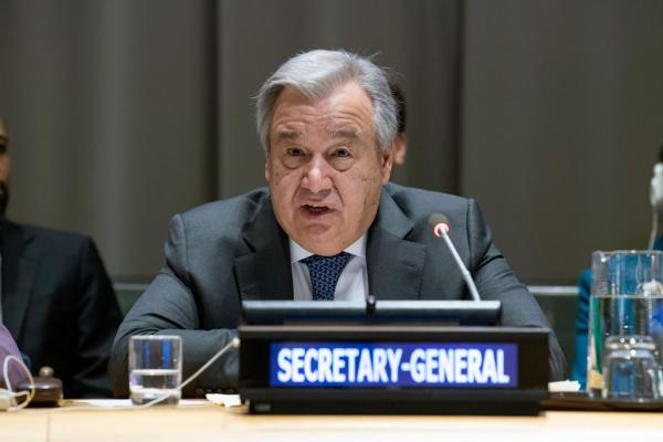 Image of United Nations Secretary-General’s statement at the end of his visit to the Pacific