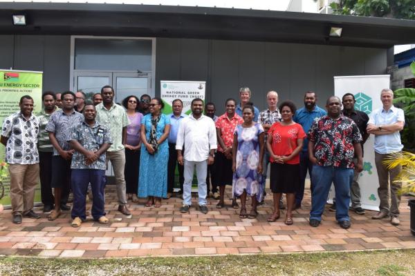 Image of Stakeholders consulted for the review of the Vanuatu National Energy Road Map 2016-2030 Implementation Plan