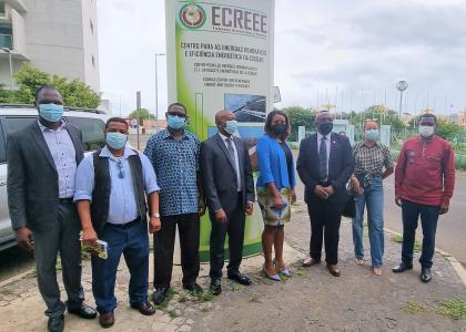 Image of SECRETARY OF STATE FOR HIGHER EDUCATION OF CABO VERDE PAYS A COURTESY CALL TO ECREEE HEADQUARTERS