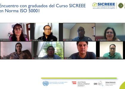 Image of SICREEE realiza encuentro con graduados del Curso en Norma ISO 50001