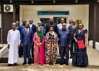 Image of THE COREP OF ECCAS VISITS CEREEAC