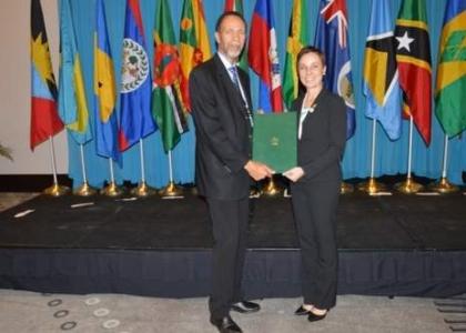 Image of Minister of Foreign Affairs and Foreign Trade deposited Jamaica&#8217;s Instrument of Ratification