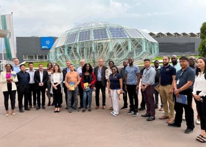 Image of Barbados BLOOM Clean Tech Cluster presented as role model for a global program