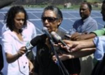 Image of Largest Solar PV in Africa inaugurated in Praia