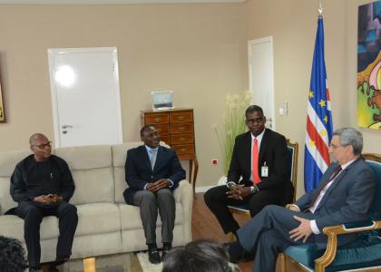 Image of THE PRESIDENT OF CABO VERDE RECEIVES UN-ECREEE DELEGATION 
