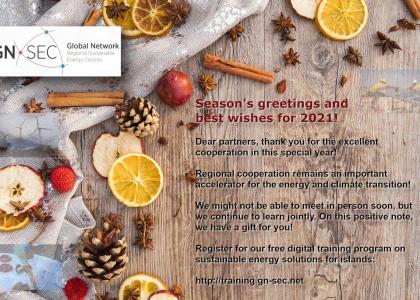 Image of Season&#8217;s greetings from the Global Network of Regional Sustainable Energy Centres!
