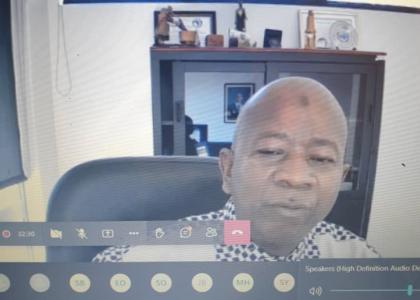 Image of ECREEE Acting Executive Director describes ECOWAS program on Gender Mainstreaming as a Milestone Project