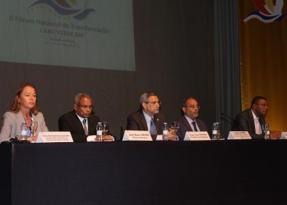 Image of THE SECOND NATIONAL FORUM ON TRANSFORMATION OF THE ECONOMY OF CABO VERDE BY 2030 AND THE CHALLENGES AHEAD