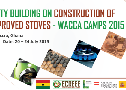Image of Capacity building on construction of improved stoves -  WACCA Camps 2015