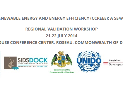 Image of CCREEE REGIONAL VALIDATION WORKSHOP 21-22 JULY 2014 ROSEAU, COMMONWEALTH OF DOMINICA