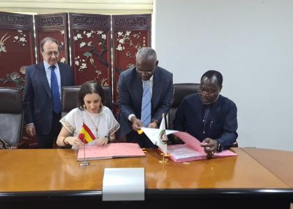 Image of THE ECOWAS COMMISSION AND SPANISH AGENCY FOR INTERNATIONAL DEVELOPMENT COOPERATION SIGN AN AGREEMENT FOR THE DEVELOPMENT OF 4 PROJECTS