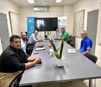Image of Dr. Albert Binger Secretary-General of the SIDS DOCK paid a courtesy visit to PCREEE office 31 October 2024