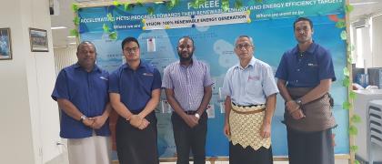 Image of Team Leader Policy Research & Evaluation of PIDF (Mr. Viliame Kasanawaqa) Visit to PCREEE Office - 17/10/2018