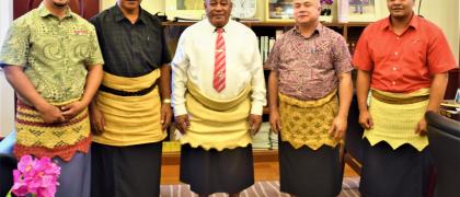 Image of Signing of the Electricity Concession Contract (ECC) by the Tonga Government, Tonga Power Limited (TPL) and the Tonga Electricity Commission (TEC) 12 January 2021