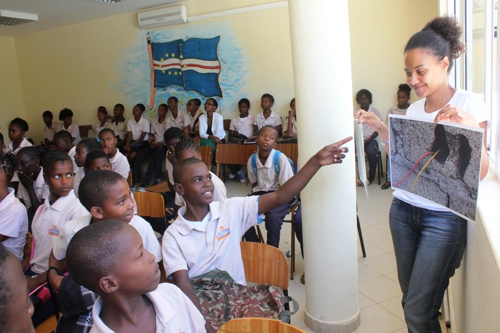 Image of ECREEE CONDUCTS ENERGY EFFICIENCY AND EXHIBITION LECTURE AT THE HIGH SCHOOL OF SÃO LORENÇO DOS ÓRGAOS IN CABO VERDE