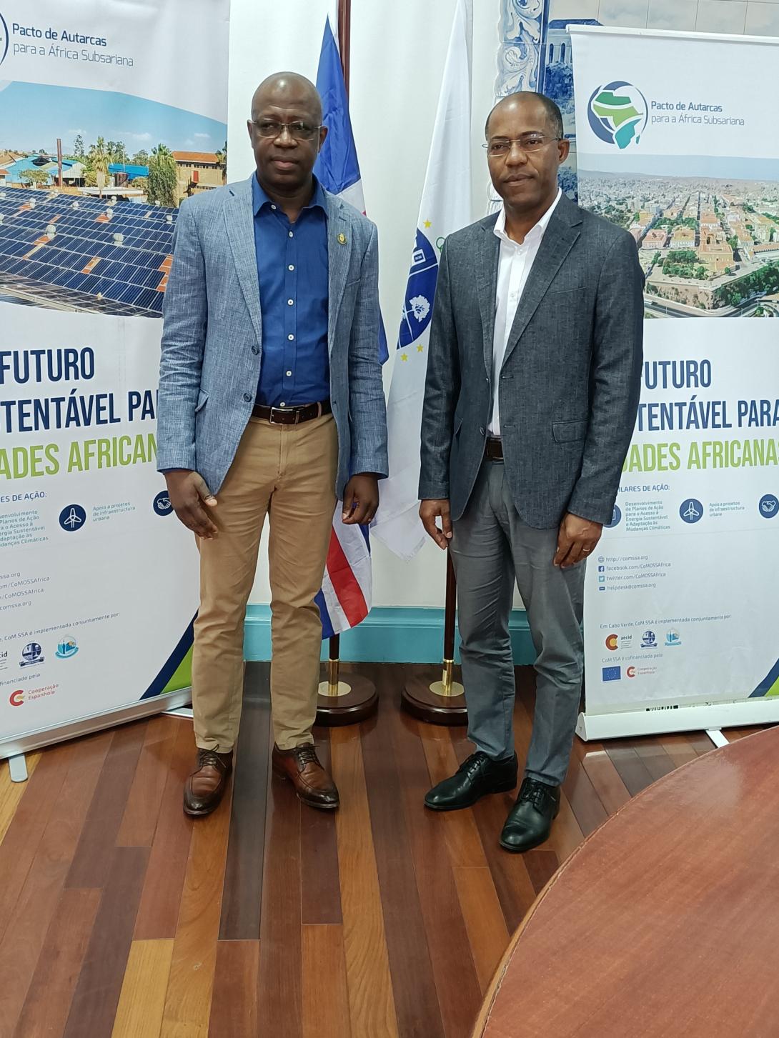 Image of The Executive Director of ECREEE visits the Mayor of Praia 